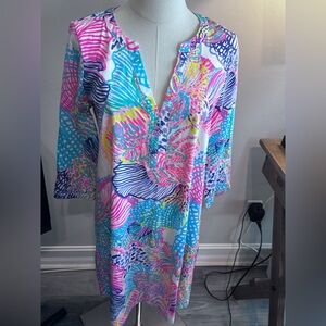 NWT Lilly Pulitzer Ali Dress in the "Multi Roar of the Seas" print. Medium